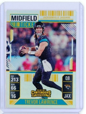 2024 Panini Contenders TREVOR LAWRENCE Jaguars Midfield Ticket Holo 28/50