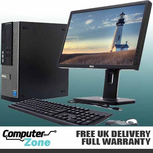 FAST COMPUTER i5 QUAD CORE DESKTOP TOWER PC & TFT SET 16GB WINDOWS 11 ...