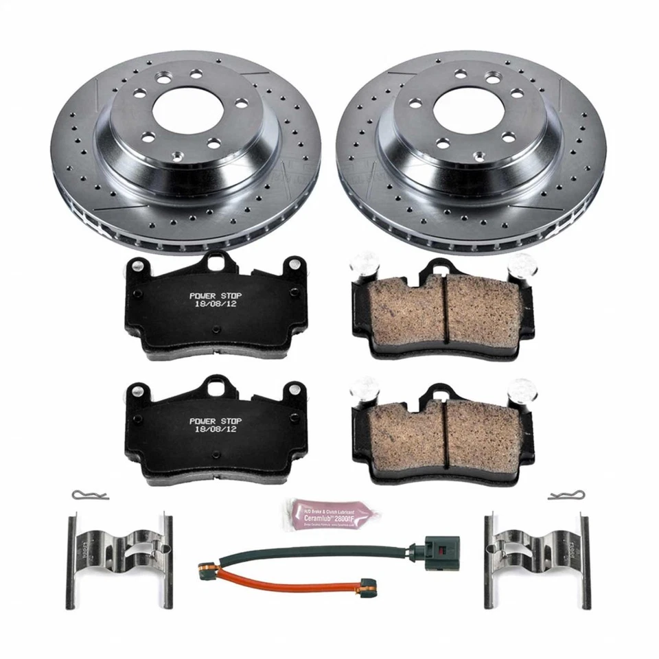 Power Stop Brake Kit For Audi Q7 2007-2015 Rear Z23 Evolution Sport Foto 2 de 4