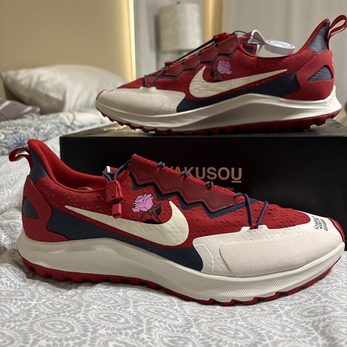 12M DS New Nike Air Zoom Pegasus 36 Gyakusou Trail Red 2019 Authentic Runner - Picture 3 of 11