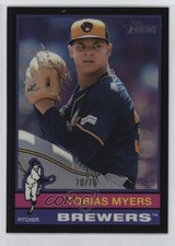 2025 Topps Heritage Chrome Black Border 70/76 Tobias Myers #137 6va