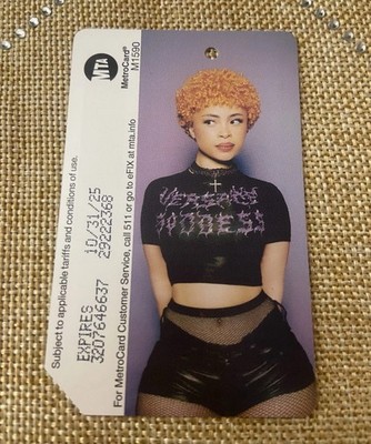 Ice Spice Metro Card MTA Rare Limited Hip Hop 50th Birthday Metrocard