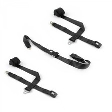 Jp Cherokee 1974 - 1983 Standard 2pt Bk Retractable Bench Seat Belt Kit - 3 Be