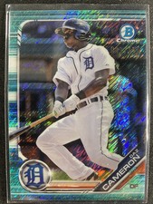 Cameron, Daz - 2019 Bowman Chrome Prospect - Aqua Shimmer - 69/125