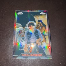 2023 Topps Chrome Star Wars MANGA MADNESS #MM-8 Han Solo Chewbacca