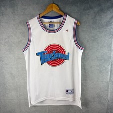 Vintage Champion Jersey Mens Large Tune Squad Space Jam Tweety Made In Korea 90s