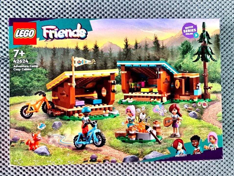 Lego Friends 42624 Cozy Cabins At Adventure Camp - NEW & OVP