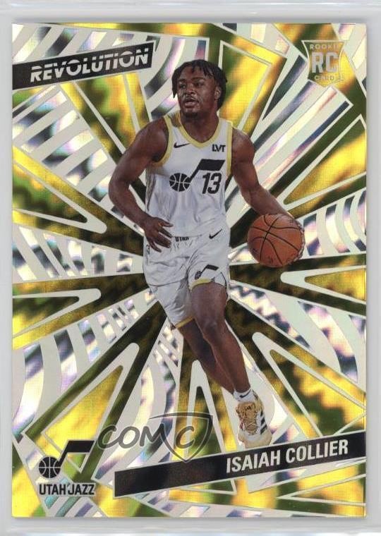 2024-25 Panini Revolution Rookies Lightning 107/175 Isaiah Collier #144 rw6