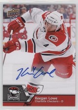 2014-15 Upper Deck AHL Auto Keegan Lowe #40 Auto o6n