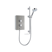 Mira Decor Silver effect Manual Electric Shower, 9.5kW