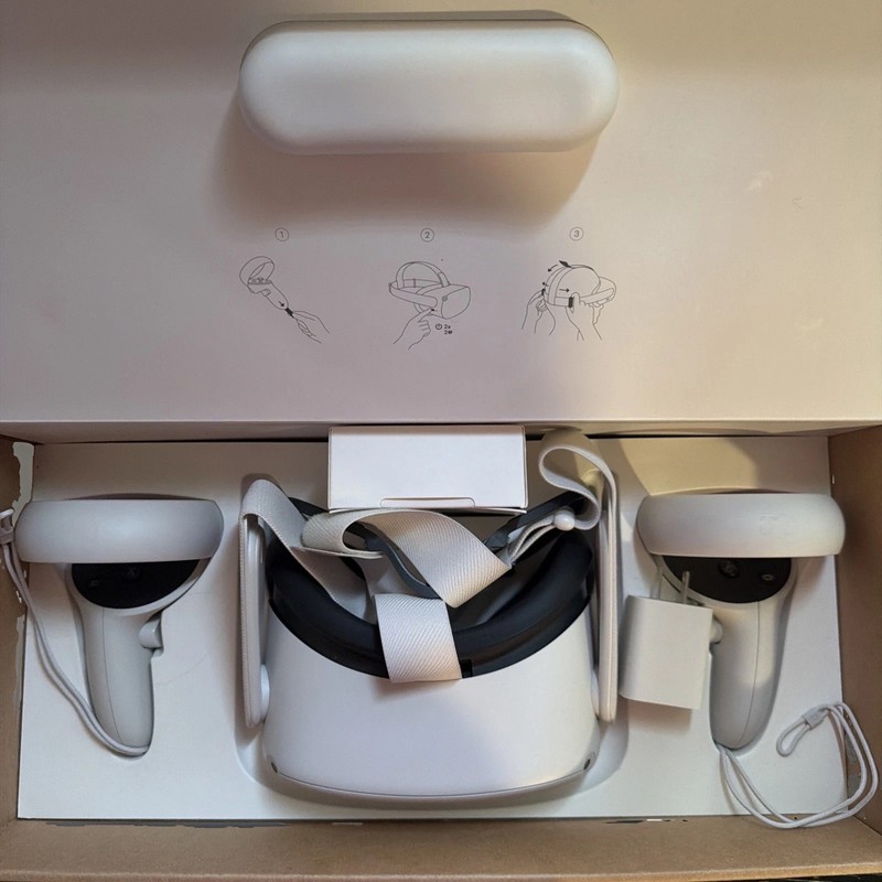 Meta Oculus Quest 2 128GB VR Headset, 2 Controllers