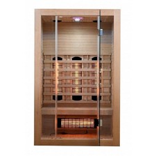 MALMÖ 2 Infrarotkabine für 2 Personen 120x105x190 cm – Heimsauna & Wellness