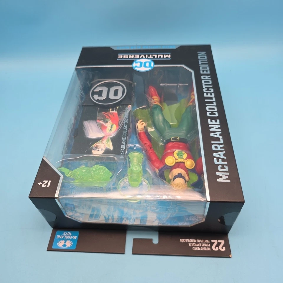 Figura McFarlane DC Multiverse LINTERNA VERDE Alan Scott Coleccionista 7" Platino 02 Foto 3 de 3