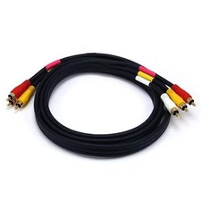 Monoprice Triple RCA Dubbing Cable, RG59