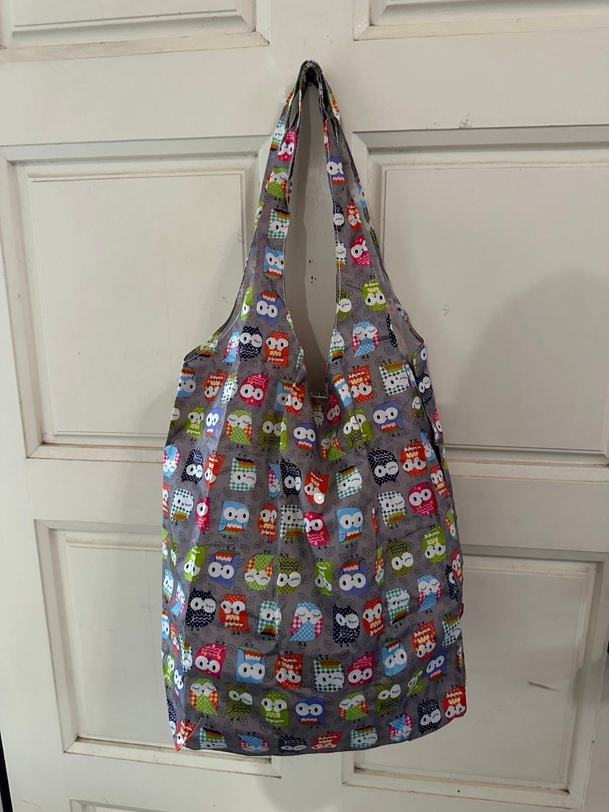 Foldable Packable Owl-Patterned Lovers Reusable D… - image 3