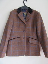 Aubrion BROWN TWEED show Jacket,Sz 28 .BOY or GIRL. Age 9 - 10 approx PONY CLUB