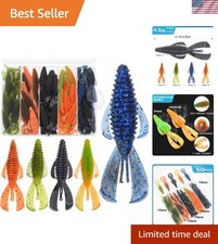 Realistic Crawfish Fishing Lures Set - 50pcs Swimbaits for Seasoned Anglers