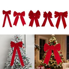 Red Big Bow Decor Large Christmas Bow for Birthday Indoor Outdoor Holiday