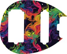 WD Custom Pickguard For Music Man 5 String Sterling 5-HS Bass #GP01 Rainbow P...