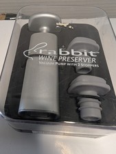 Rabbit Wine Preserver, Opened Box But Unused....