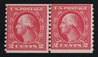 CKStamps: US Stamps Collection Scott#455 2c Washington Mint NH OG 24 1/2mm