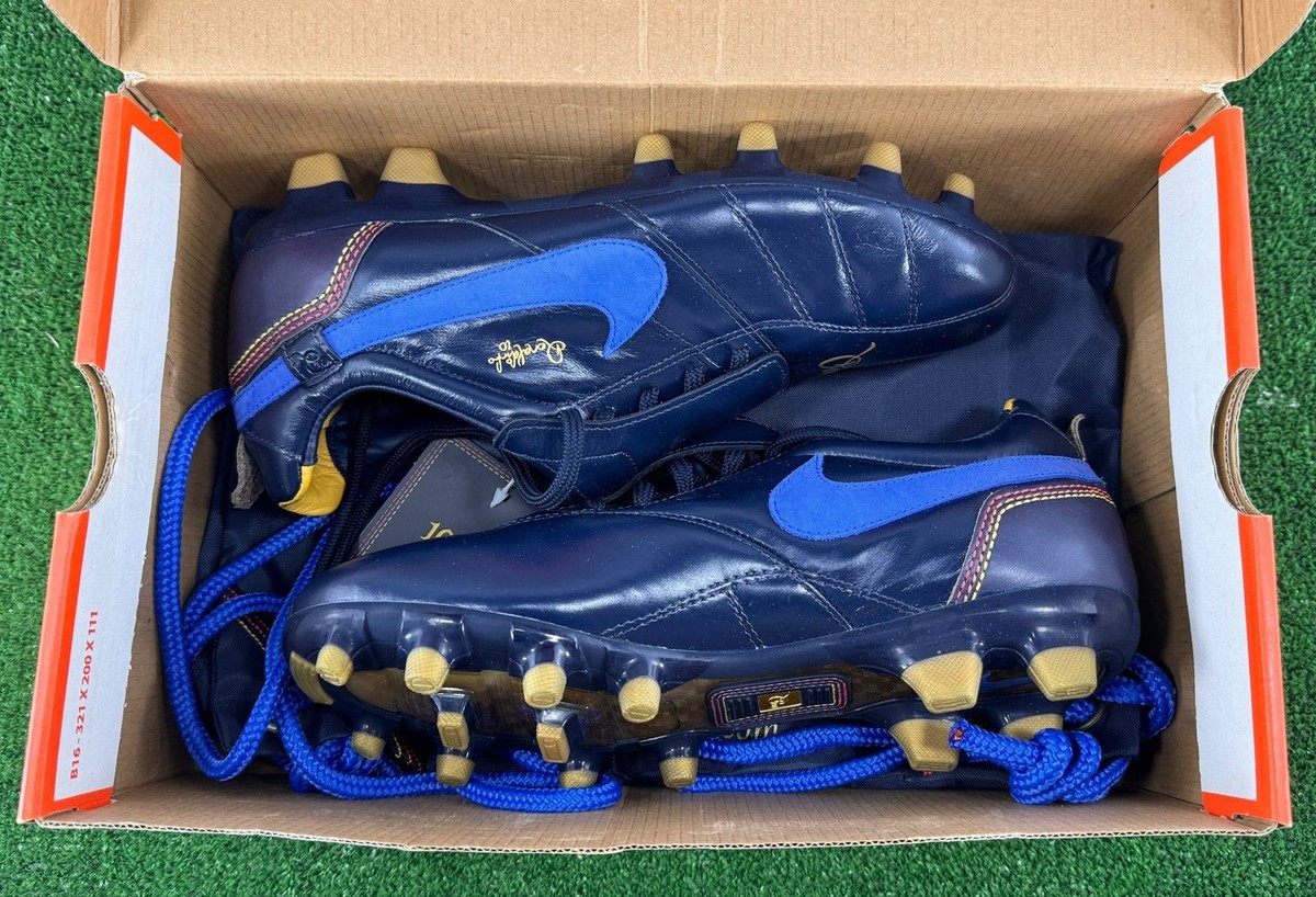 Nike Tiempo Ronaldinho FG R10 315362-447 Elite US7.5 UK6.5 Blue