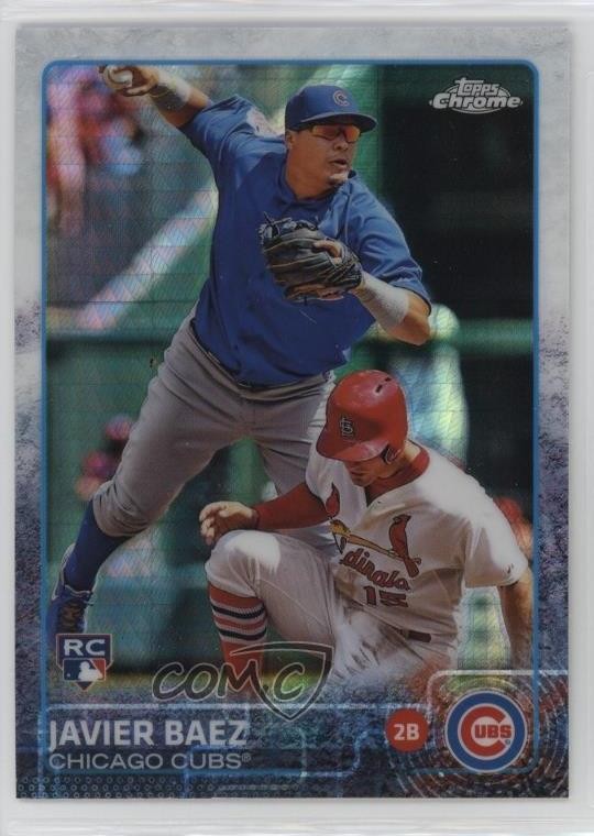 2015 Topps Chrome Prism Refractor Javier Baez #89 0i2a