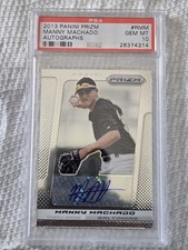 2013 Panini Prizm - Autographs Manny Machado #RMM (AU, RC) Psa 10