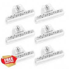 6Pcs Music Book Clips, Sheet Page Holder