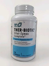 SFI Health Ther-Biotic Vital-Zymes Complete 120 Capsules Sealed Exp. 1/2026