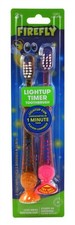 3 PACK Firefly Toothbrush With Light Up Timer 1 Min Soft 2-Count