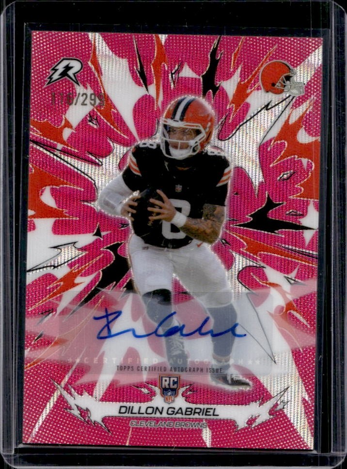 Dillon Gabriel 2025 Topps Resurgence Signatures #123 Magenta Surge