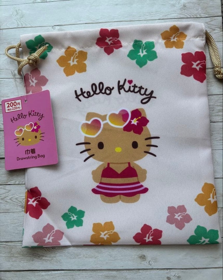 Hello Kitty Retro Push Pins 9pcs with Sunburned Kitty Pouch, case ...
