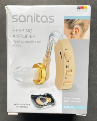 Sanitas Hearing Aid Hearing Amplifier SHA 15 Brand New Boxed