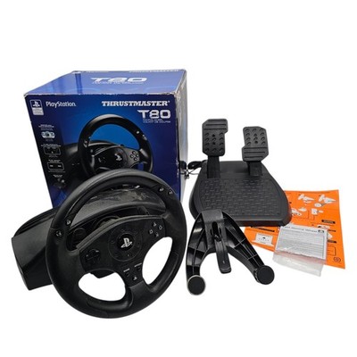 Sony PS3 PS4 PS5 Thrustmaster T80 Wheel & Foot Pedals Compatible Gaming Racing