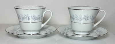 Noritake Marywood Cup and Saucer Set of 2