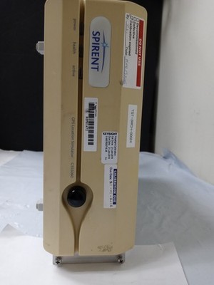 GSS5060 SPIRENT GLOBAL POSITIONING SYSTEM LOCATION SIMULATOR AS IS