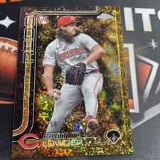 Rhett Lowder 2025 Topps Gilded Rookie Gold Mini Diamond /50 #150