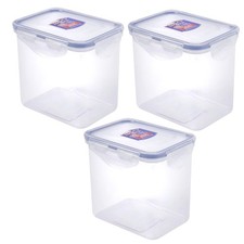 LocknLock Airtight Food Storage container BPA Free Four-Sided lock 850ml 3Pack 