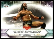 2021 Topps WWE Drew McIntyre def. Randy Orton and AJ Styles in a Triple Threat