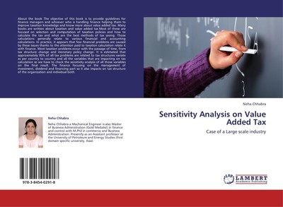 Sensitivity Analysis on Value Added Tax Neha Chhabra