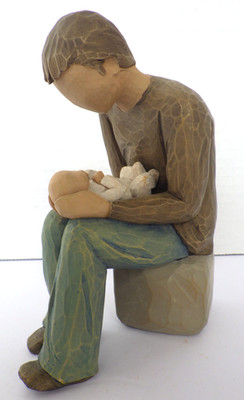 Willow Tree New Dad Demdaco Susan Lordi 2004 Figurine 5 1/2''
