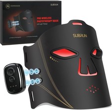 Red Light Therapy Mask for Face, 850nm NIR LED Face Mask, 336LEDs Red  Near