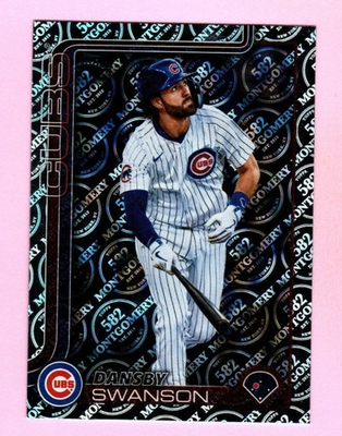 #ad 2025 Topps Montgomery Foil #303 Dansby Swanson Chicago Cubs $1.69