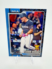 2026 Topps Series 1 Baseball Jakob Marsee Team Logo Color Border #37 Rookie RC