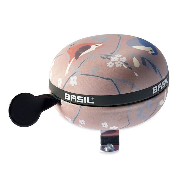 Basil Ding-Dong Glocke Wanderlust Orchid Pink | Motiv: Blumen / VöGel | Durchmes-image