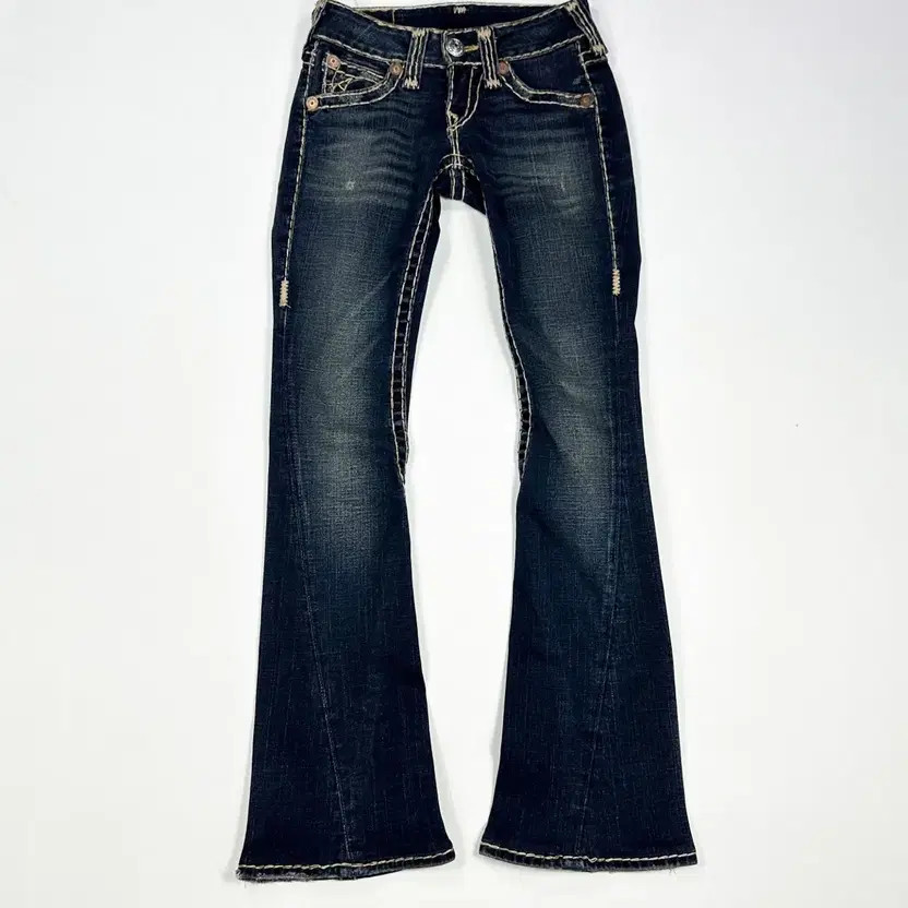 True Religion Women's Low Rise Slim Bootcut Denim Pants - Size 24