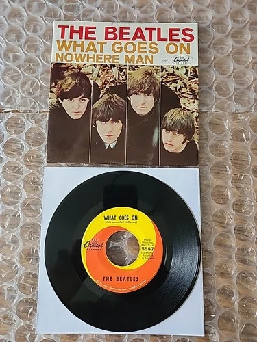 The Beatles 'Nowhere Man' original  1966 7" picture sleeve + record EX- cond