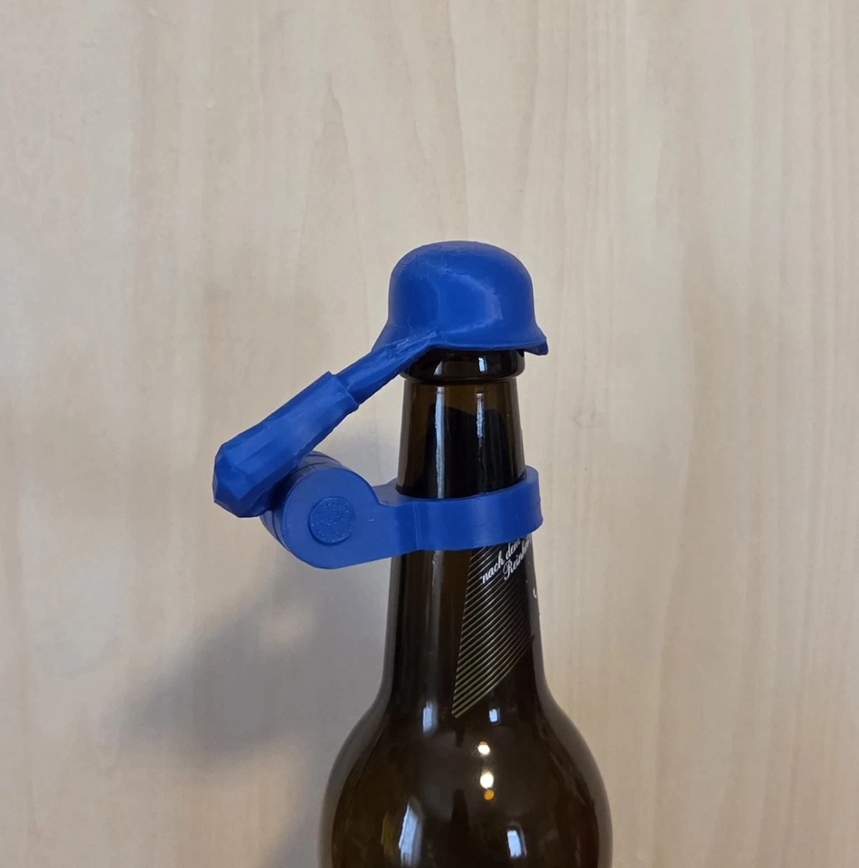 Bierhelm - versch. Farben - Soldat Militär Gruß Bierflasche InsektenSchutz Kappe - Bild 4 von 4