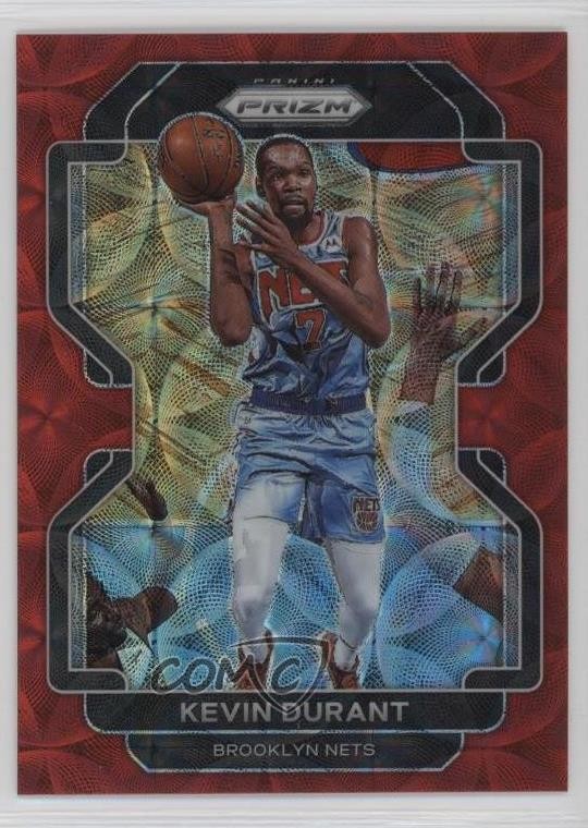 2021-22 Panini Prizm Choice Red Prizm 32/88 Kevin Durant #120 hs9